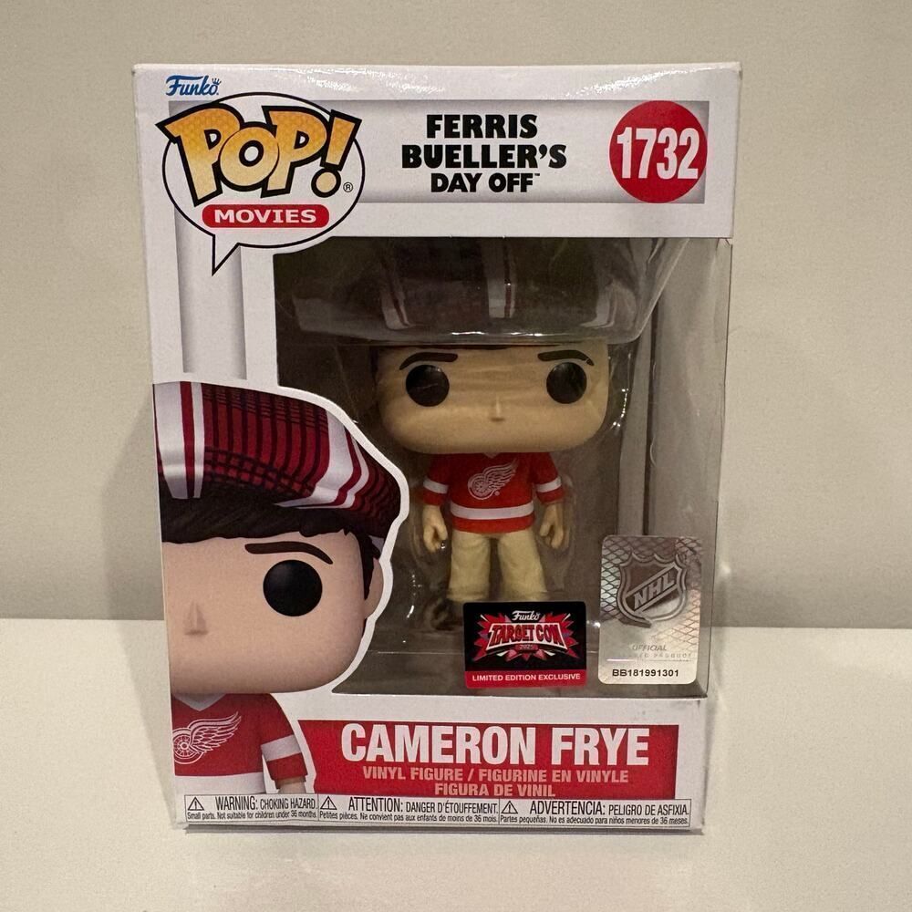 Ferris Bueller's Day Off Cameron Frye NHL Red Wings Funko Pop 1732